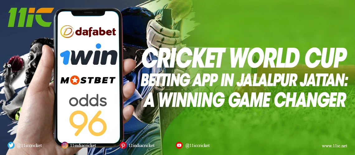 Best apps for betting on the Cricket World Cup in Jalalpur Jattan
