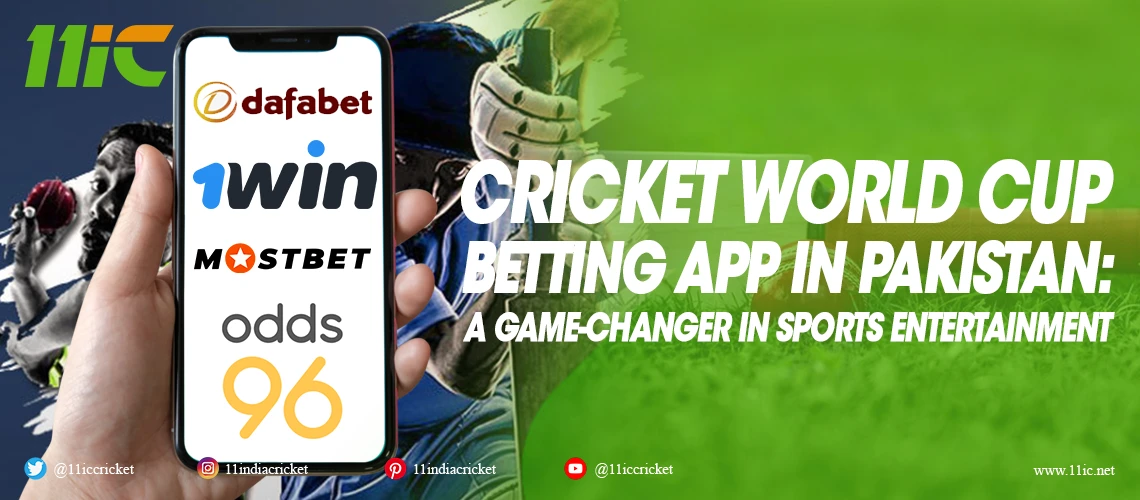 Cricket World Cup betting applications available in Pakistan