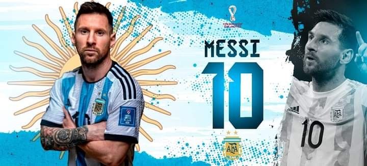 messi argentina flag